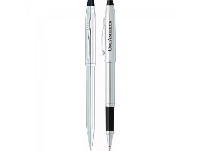 Cross® Century II Lustrous Chrome Pen Set