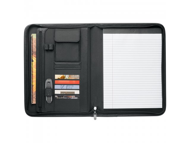 FSC® Mix Burke Zippered Padfolio